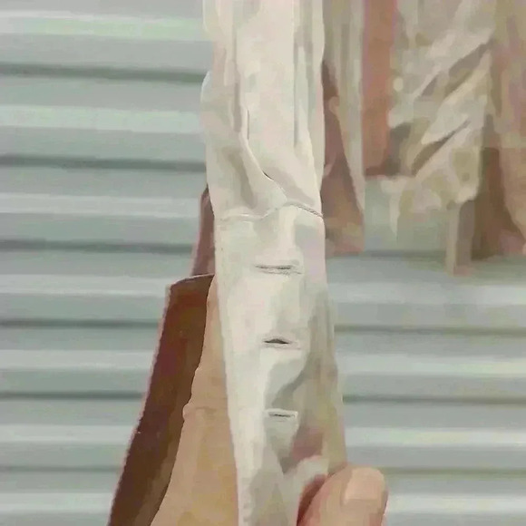 Blouse pink silk/spandex petite - Picture 4 of 7